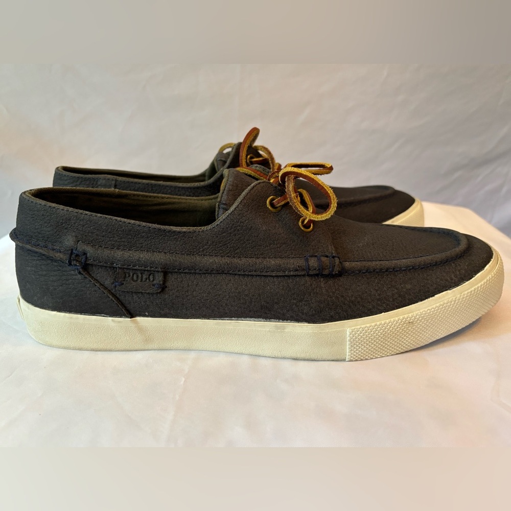 ๐ฅ ๐ฅ Polo Ralph Lauren Navy Boat Shoes #11D๐ฅ ๐ฅExcellent condition Box #C - Picture 17 of 17